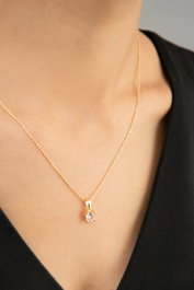 Heliophilia Silver Collar de Metal Dorado CK9332